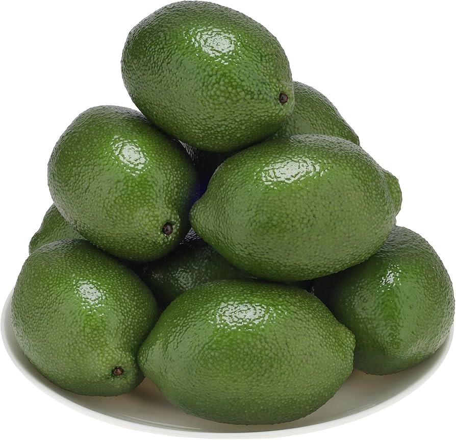 Gresorth 8pcs High Grade Fake Green Lemon Decoration Artificial Realistic Fruit Simulation for Ho... | Amazon (US)