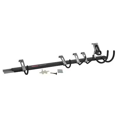 Rubbermaid  FastTrack Garage 6-Piece Black and Silver Steel Multipurpose Storage Rail System | Lowe's