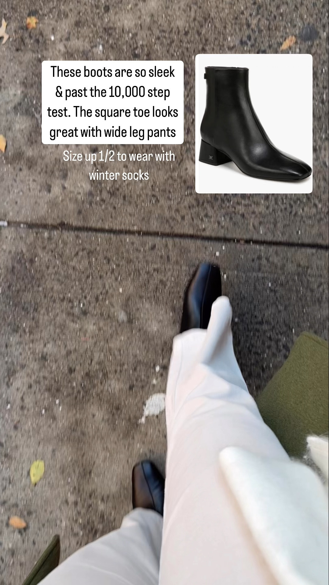 Love these square toe boots to wear all winter. Pass the 10,000 step test. Size up 1/2 to wear with winter socks #boots


#LTKSeasonal #LTKShoeCrush