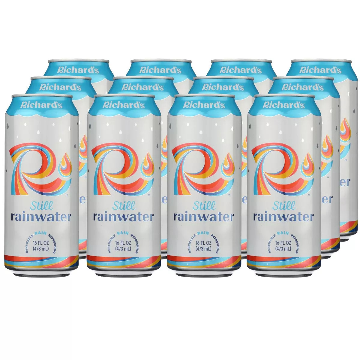 Richard's Still Rainwater - Case of 12/16 oz | Target