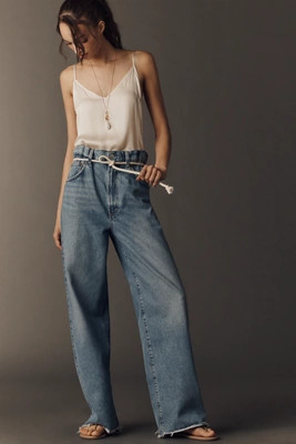 AGOLDE Lyonne High-Rise Wide-Leg Jeans | Anthropologie (US)