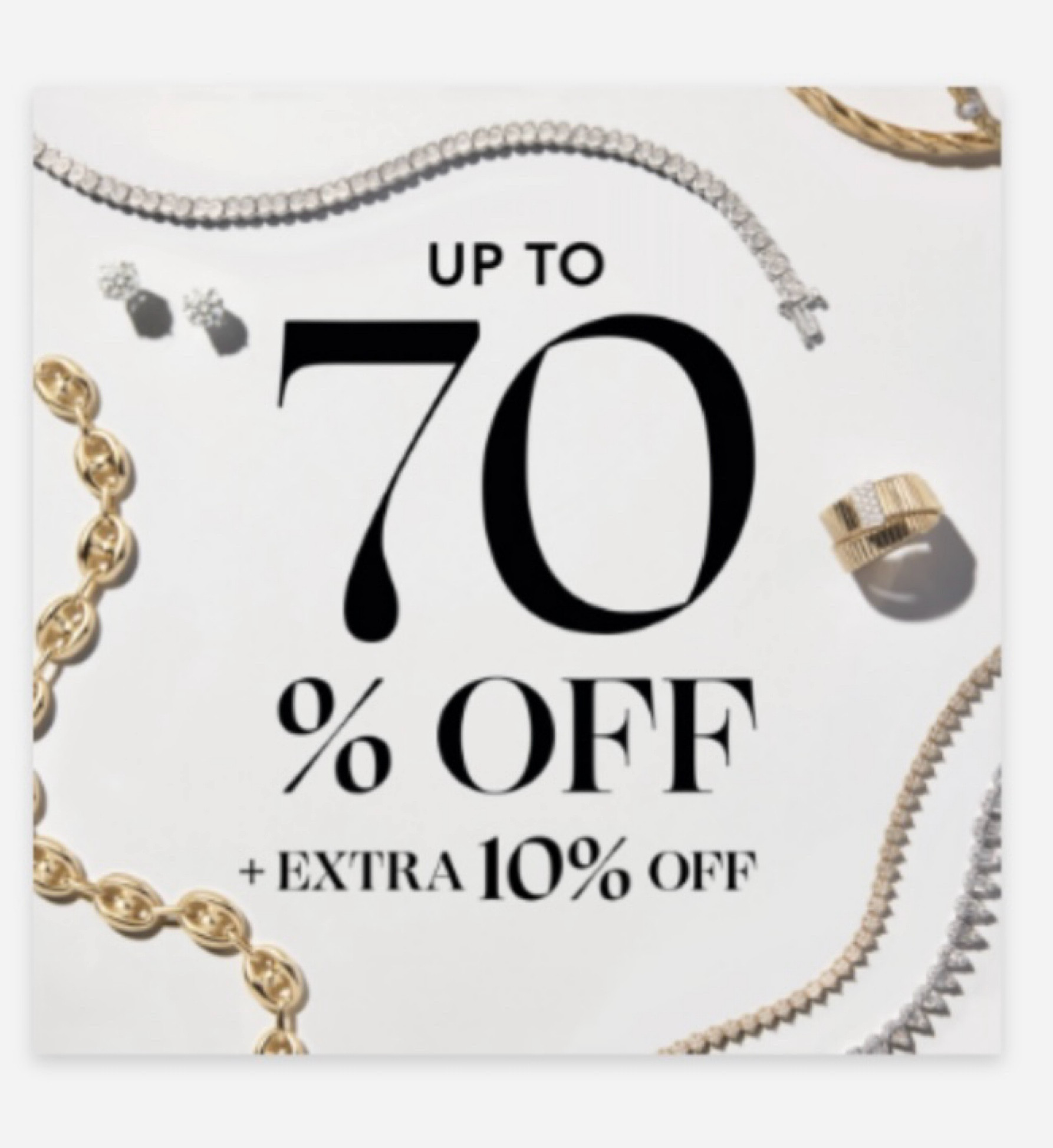 Saks off 5th sale.  Designer jewelry.   Hermes jewelry.  Cartier jewelry sale.  January jewelry sale.   

#LTKSaleAlert #LTKOver40 #LTKStyleTip