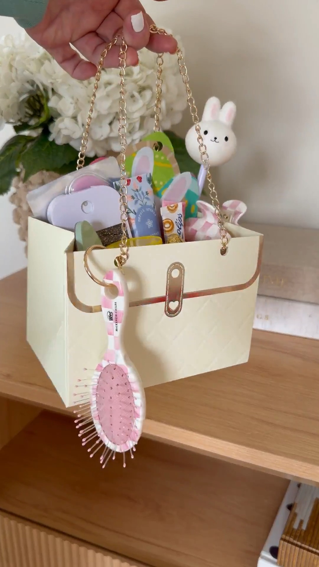 I gasped when I saw these purse gift boxes online and they’re even better in person! The new Wet x Mackenzie Childs line was perfect to pair with these, and I filled them with some other fave goodies! These have an Easter theme but they’d be so great for goodie bags, teacher gifts, gift card holders, etc! 

NOTE: To shop this post from Facebook, click the LTK link below!⬇️ 

#LTKSeasonal #LTKHome