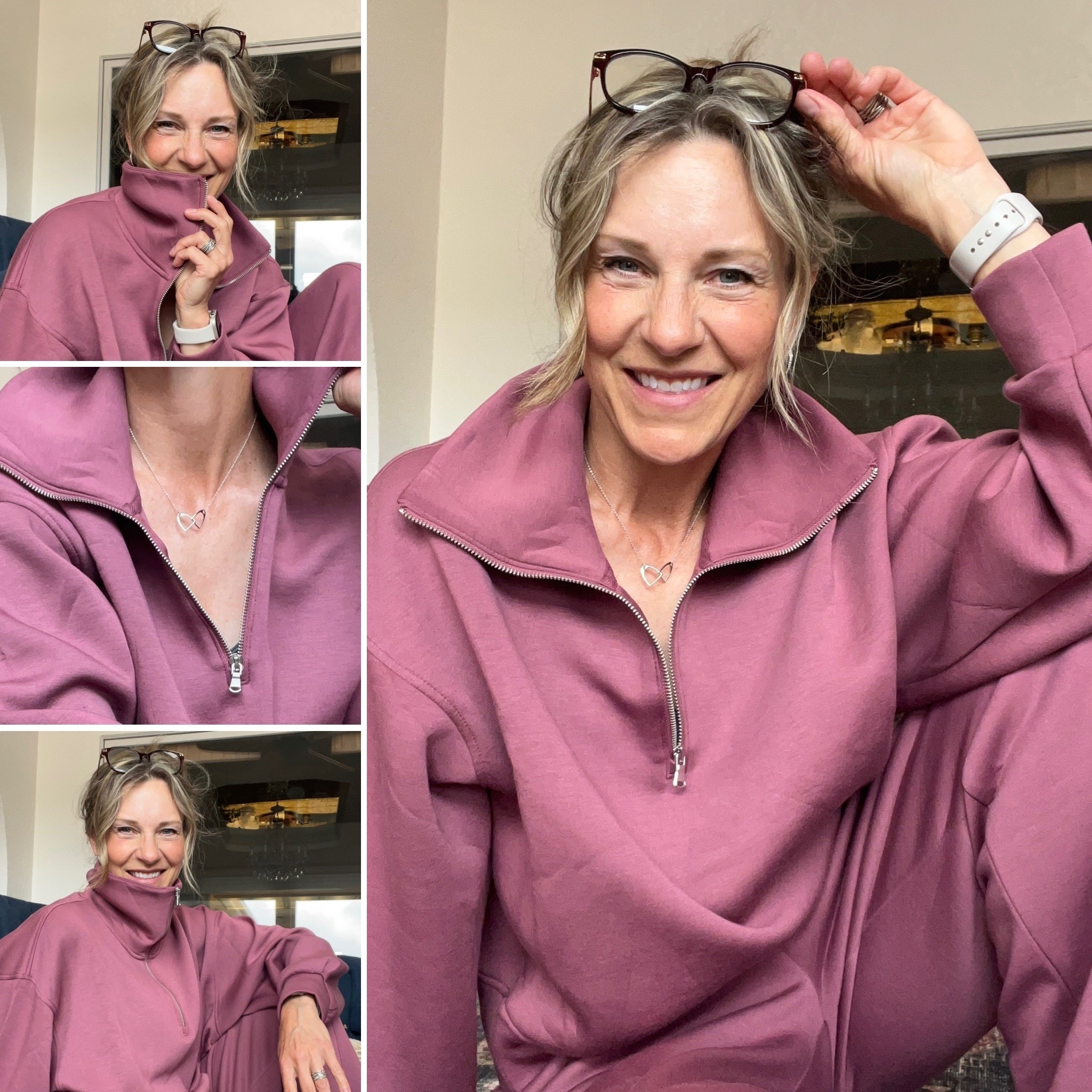 This set 🫰 Sold separately, I own this sooo so soft pullover in every color. I sized up for extra cozy. Multiple sweat pants style options. All on sale now. #cozy #womensclothes #twopiecesets #spring

#LTKdayinmylife #LTKgrwm #LTKOver40