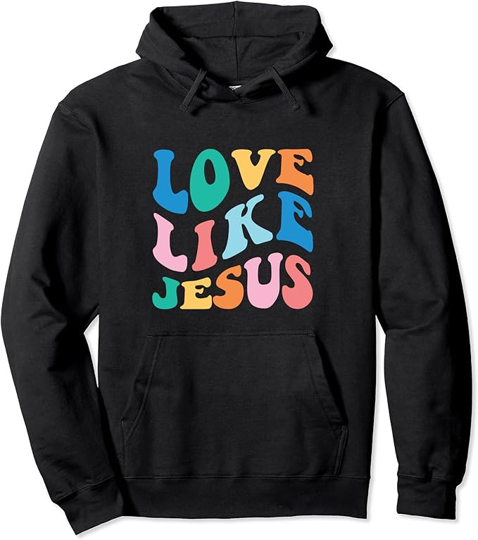 Love Like Jesus Graphic Tee Pullover Hoodie | Amazon (US)