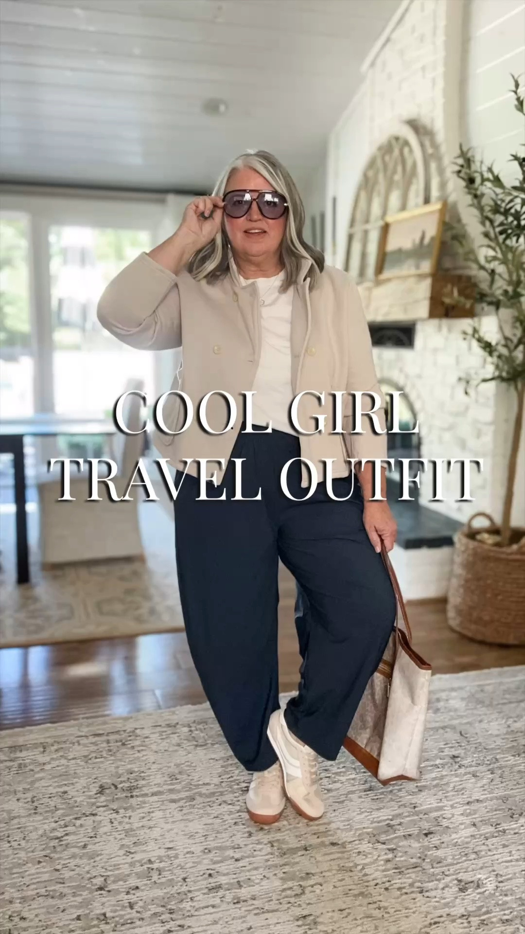 I don’t think I’ve ever felt so cool 😎. Maybe it’s the barrel pants or sunnies or maybe it’s the doubled breasted sweatshirt blazer… YES, I said SWEATSHIRT BLAZER! It’s so good I bought it in two colors and thinking I might “need” to find a reason to buy a third. 😂  Comment LINK and I’ll send the deets right to you. 

SIZE INFO
Pants - XL | Tee - XXL | Sneakers -TTS | Jacket -XXL (could maybe size down but it’s comfortable) 


Measurements for size reference:
5’5” || Bust 44” || Waist 39.5”|| Hip 51”

#LTKOver40 #LTKMidsize #LTKPlusSize
