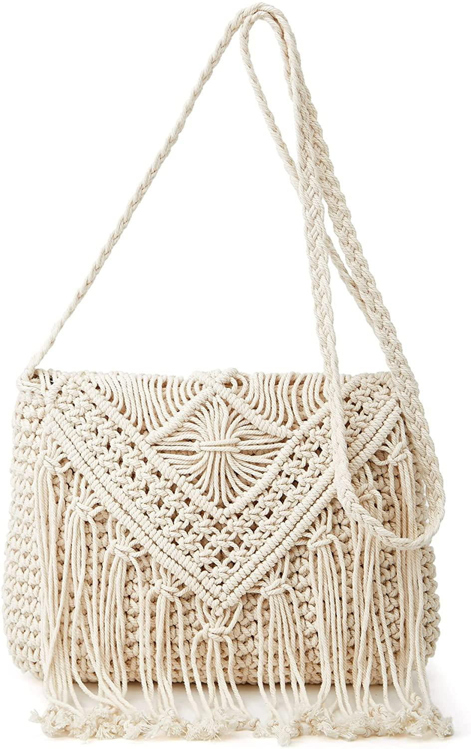 Crossbody Bag for Women Cute Hobo Bag Satchel Bag Summer Bag Knit Bag Beach Bag Purse Tote Handba... | Walmart (US)