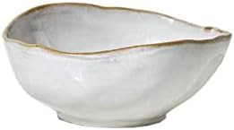 Serene Spaces Living Small Free-Form Edge Glazed Ceramic Bowl, Centerpiece for Vintage Weddings, ... | Amazon (US)
