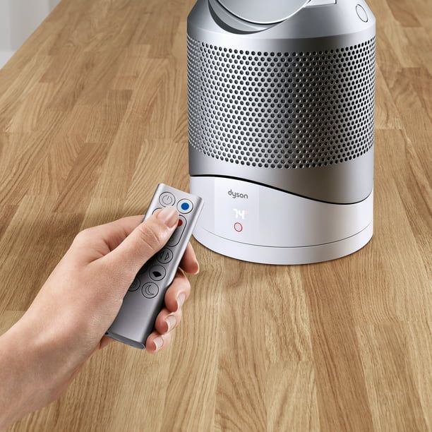 Dyson HP02 Pure Hot+Cool Link Connected Air Purifier, Heater & Fan | White/Silver | Refurbished | Walmart (US)