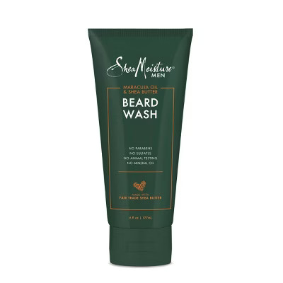 SheaMoisture Men Beard Wash - Maracuja Oil & Shea Butter - 6 fl oz | Target