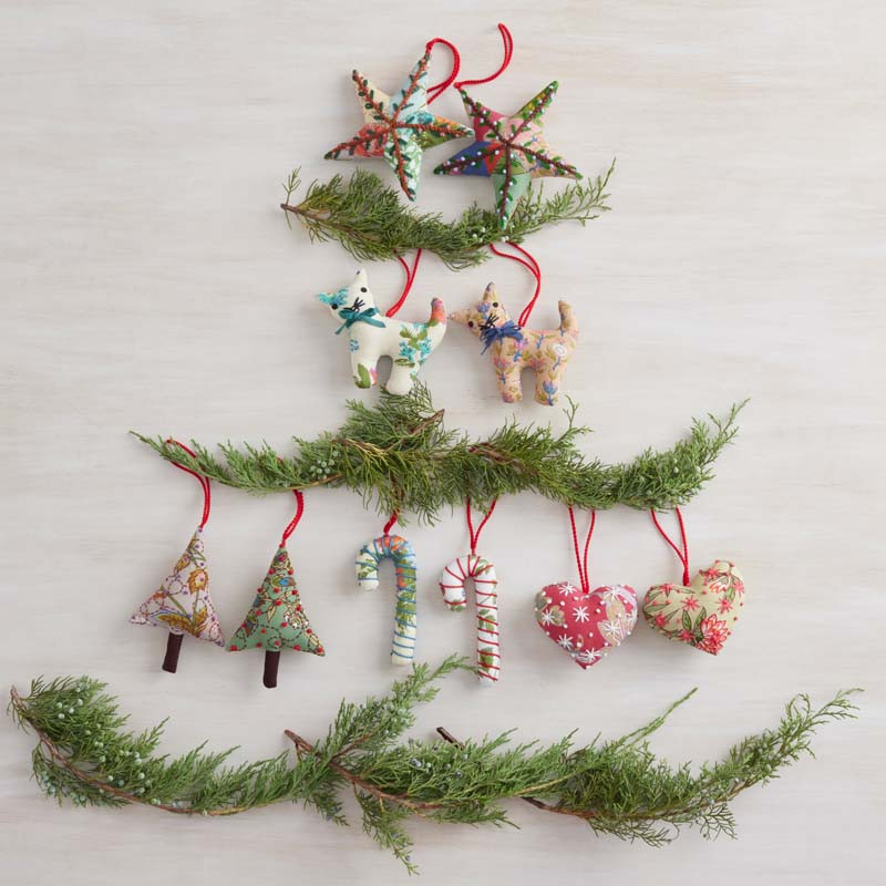 Quilted Ornaments, Set of 2 | The Company Store