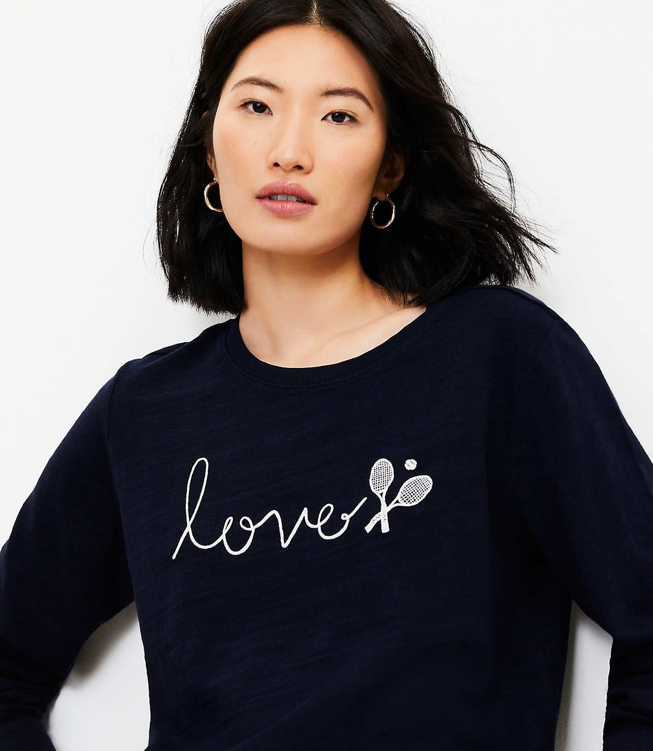 Tennis Love Sweatshirt | LOFT