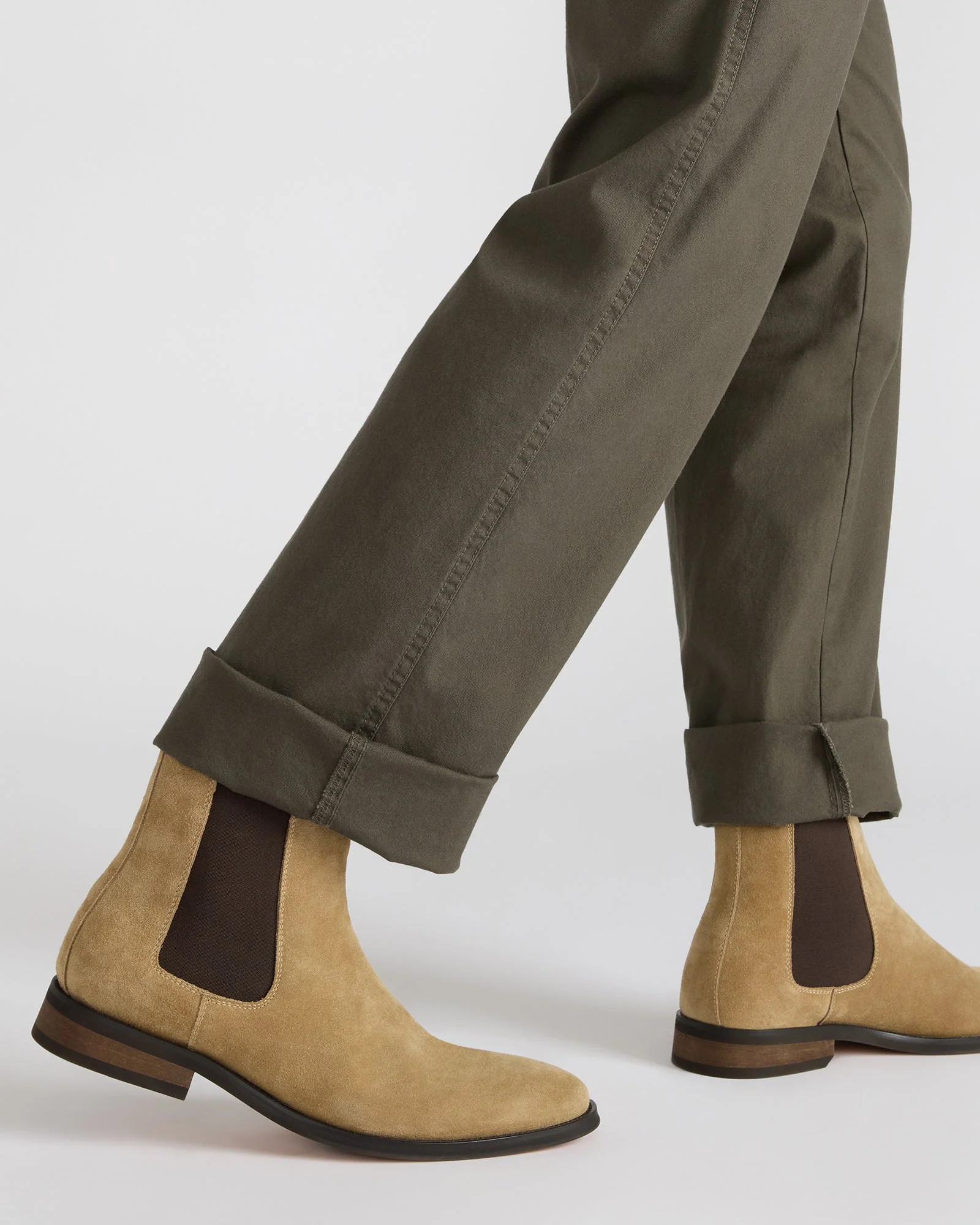 ALDAIR Taupe Suede Chelsea Men's Ankle Boot | Steve Madden (US)