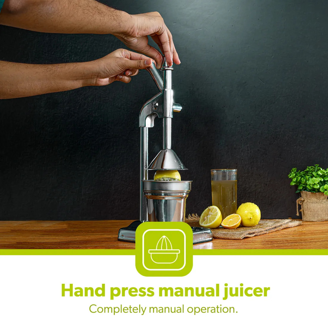 Juicers | Stainless Steel Citrus Hand Press Juicer Juice Extractor | Royalford | Debenhams UK