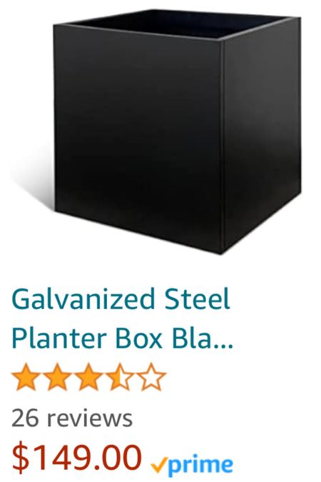 Square steel planter box 😍

#LTKSpringSale #LTKhome #LTKSeasonal