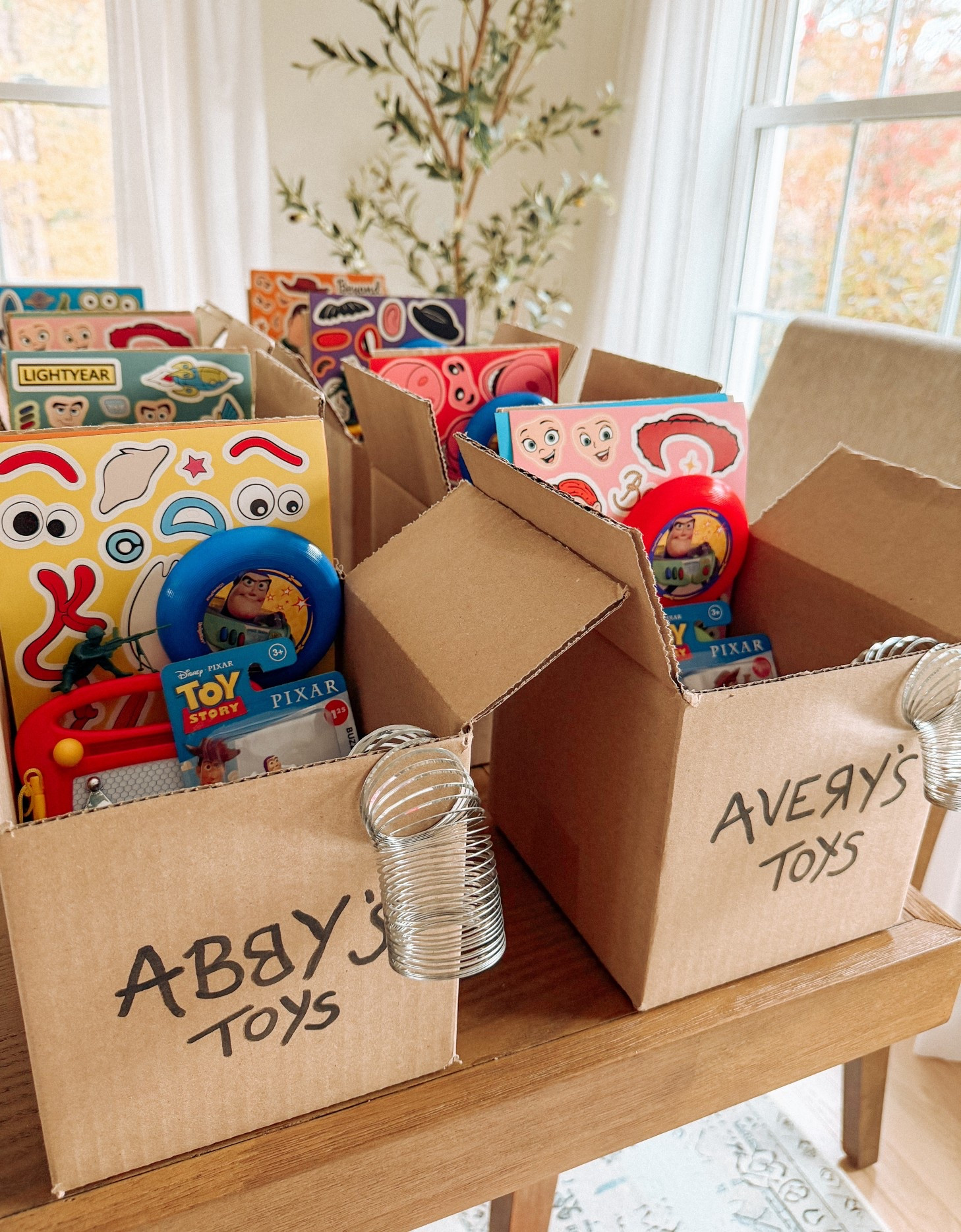 Toy Story party favors! 📦

I had so much fun putting these together! Linking what I can :)
*sheriff badges were from Hobby Lobby (linked alternative)
*figurines were Dollar Tree (linked alternatives)

birthday, birthday party, party planning, Toy Story party, party favors, girl birthday, boy birthday, toddler birthday, birthday theme, Disney, Disney Pixar

#LTKKids #LTKParties #LTKGiftGuide