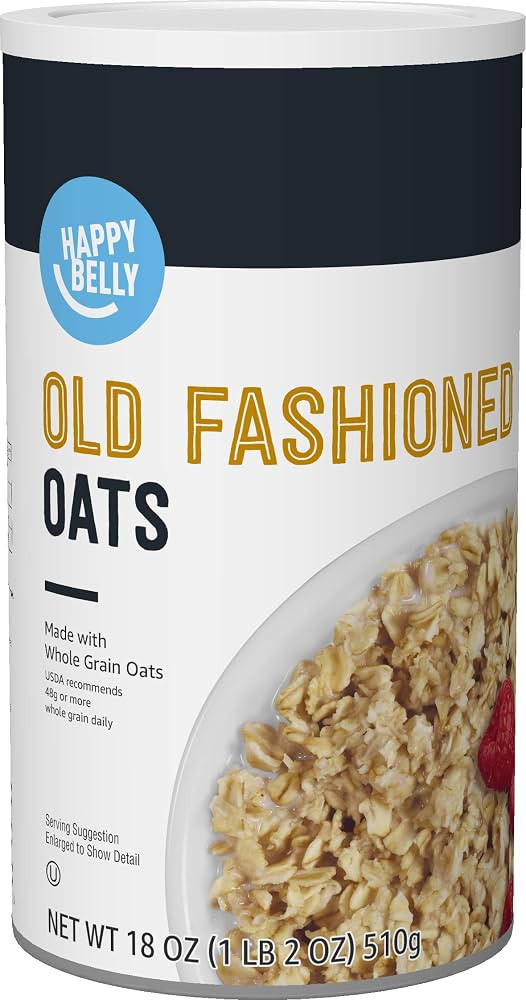 Happy Belly, Old Fashioned Oats, 18 Ounce | Amazon (US)
