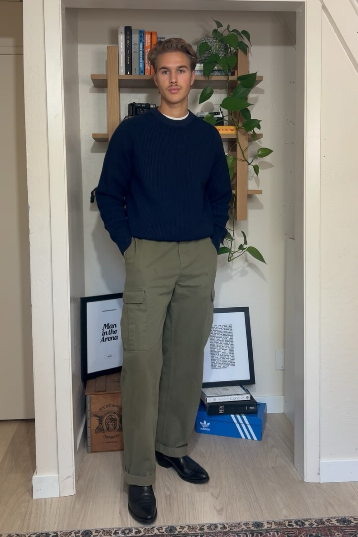 causal fall outfit inspo 🍂

mens style - mens fashion - outfit idea - fall outfit idea - fall fashion - sweater - boots - outfit of the day - menswear 

#mensfashion #buckmason #outfitinspo #fallfashion #falloutfitidea