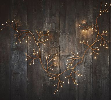 Solar Outdoor Lit Climbing Ivy Garland | Pottery Barn (US)