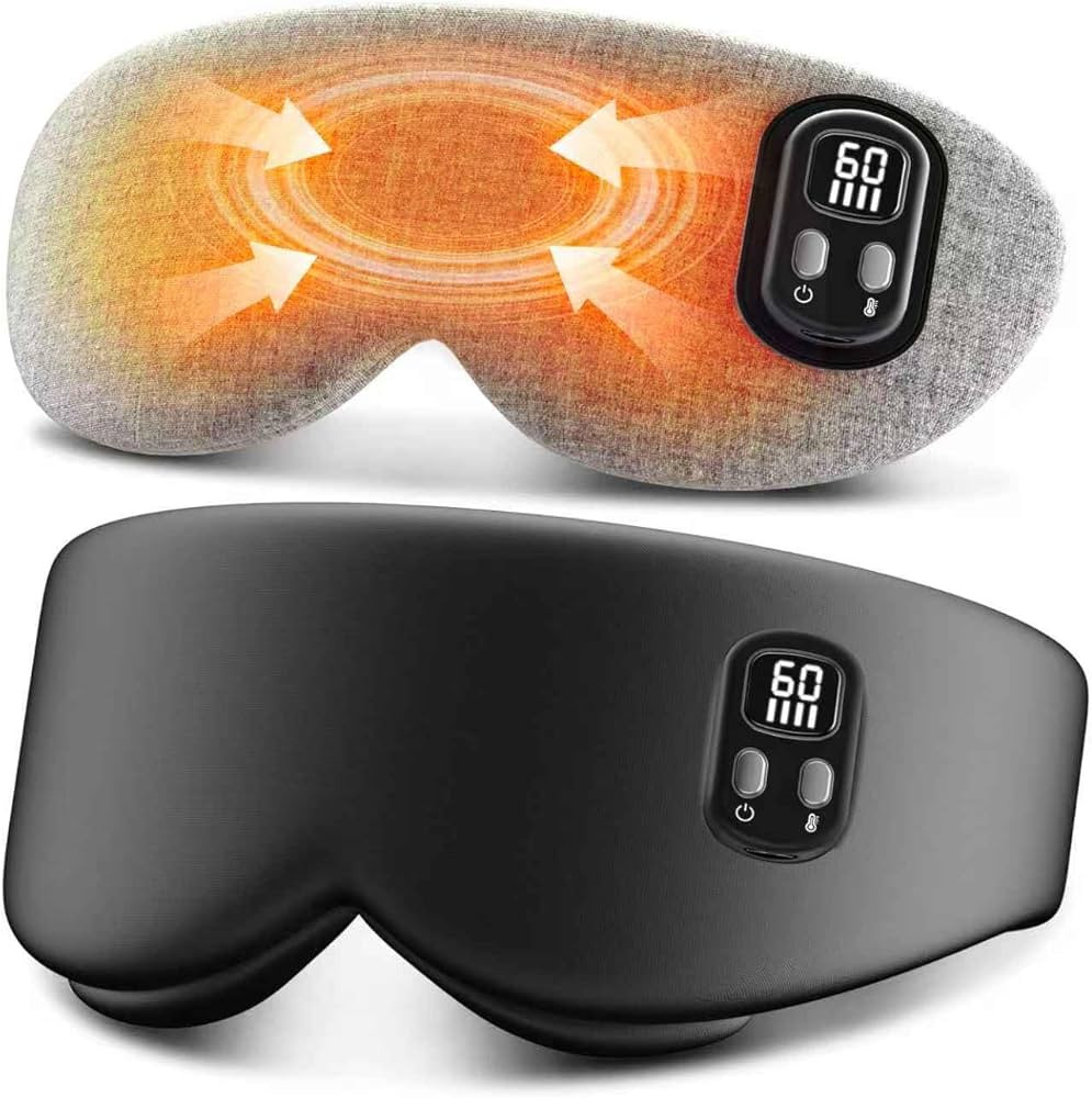 Heated Eye Mask - Cordless Eye Mask for Dry Eyes, Eye Relief, Improved Sleep, Timed Shutdown, 4 T... | Amazon (US)