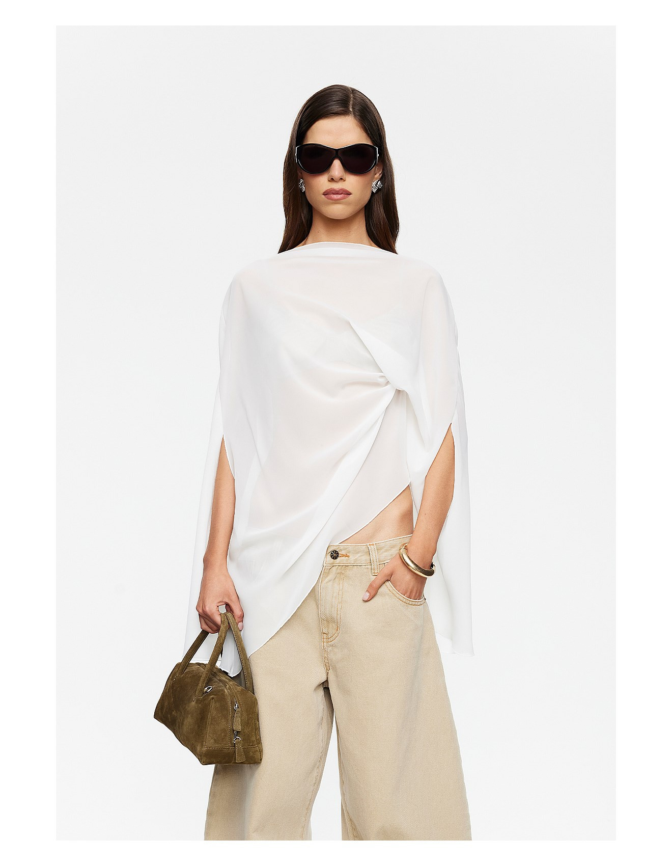 Aura Poncho Sheer Dress | David Jones (Australia & New Zealand)