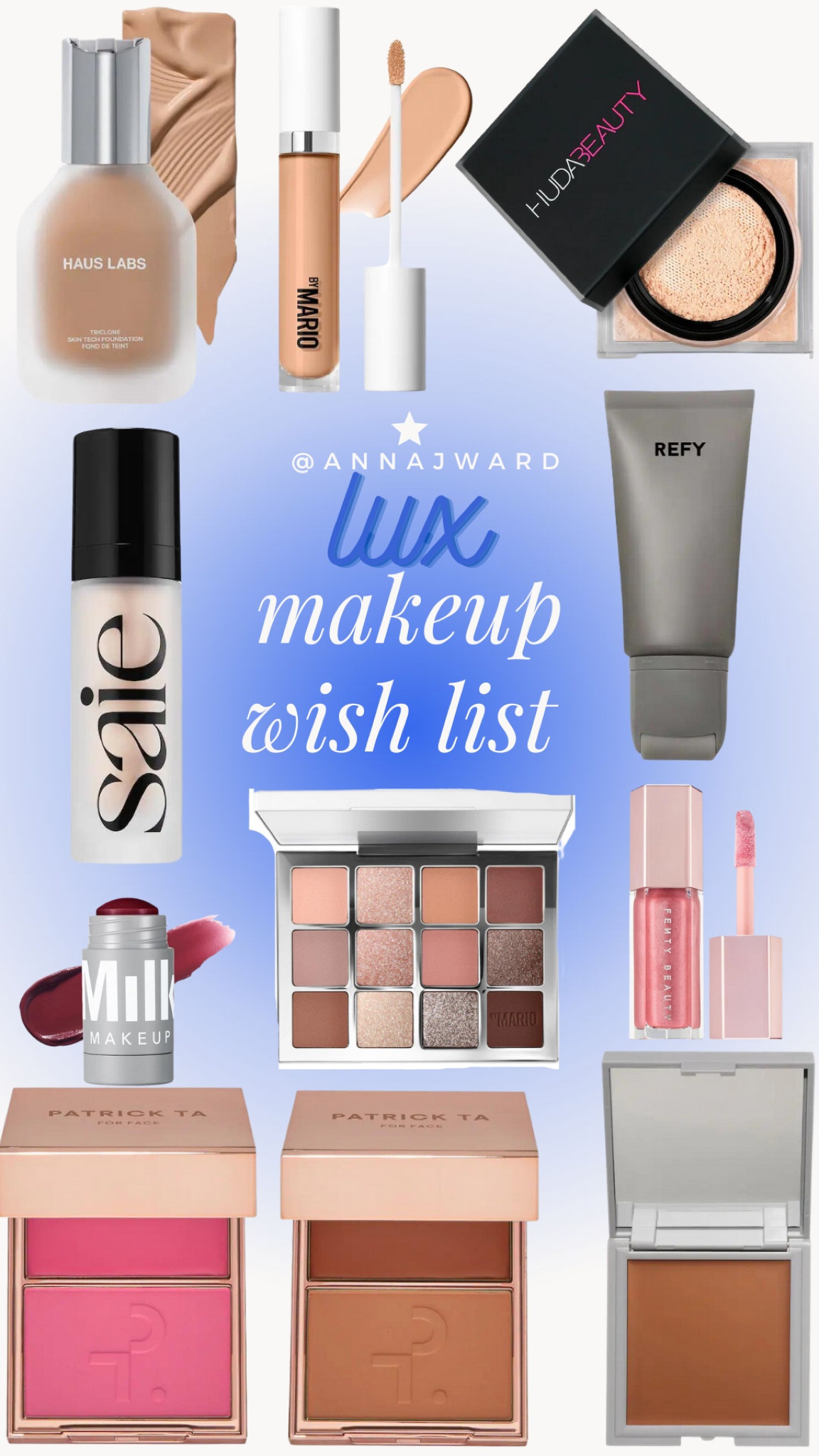 LUX makeup wish list !! 💄🤝🏼✨🧁 Christmas gift guide / beauty guru gift guide / Sephora makeup gift guide 

#LTKbeauty #LTKGiftGuide