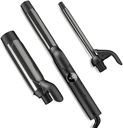 TYMO Interchangeable Curling Iron Set, Instant Heat Up Curling Wand with 3 Barrels (0.5’’ to 1.5’’), | Amazon (US)