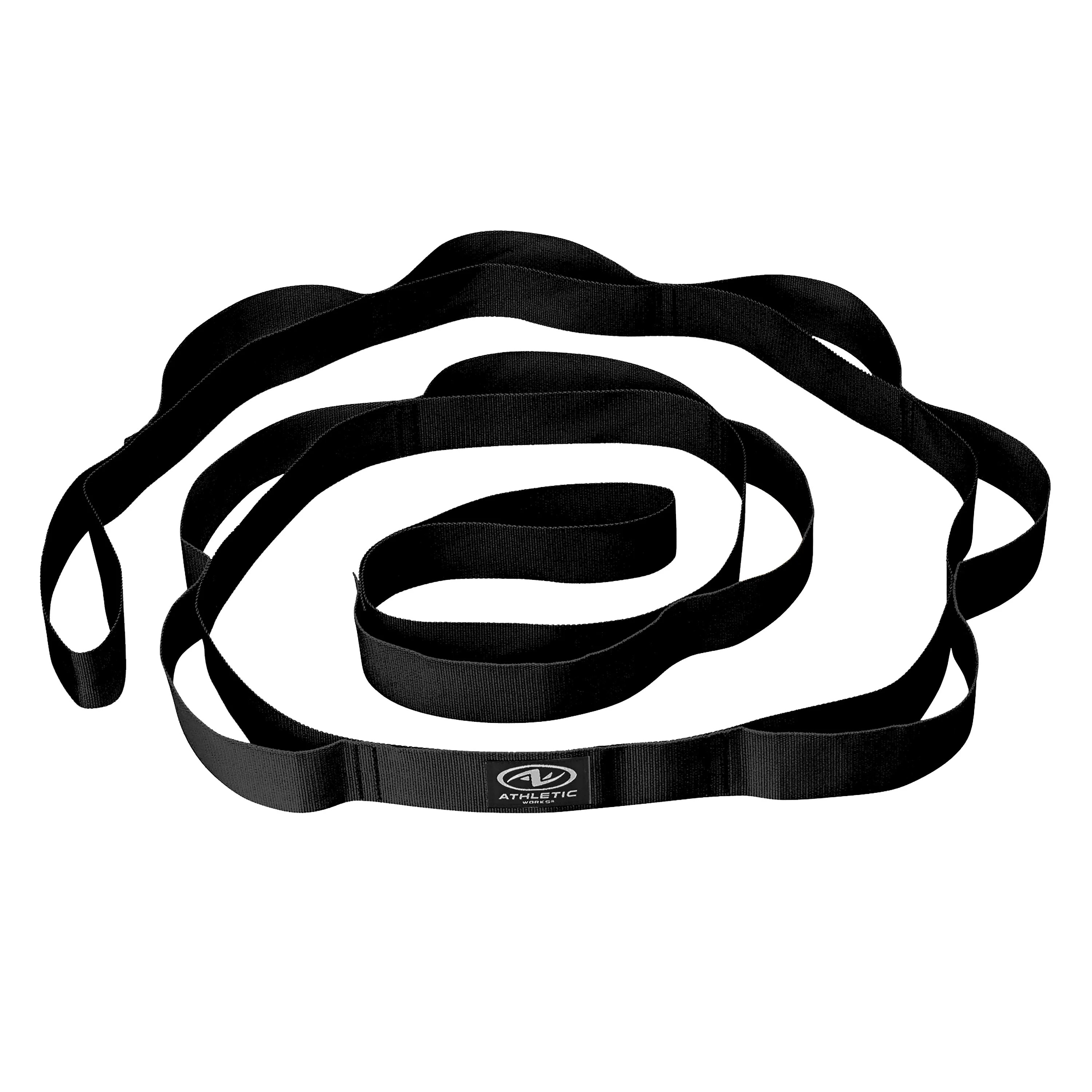 Athletic Works Recovery Resistance Stretch Strap Exercise Bands with Multiple Hand Holds | Walmart (US)