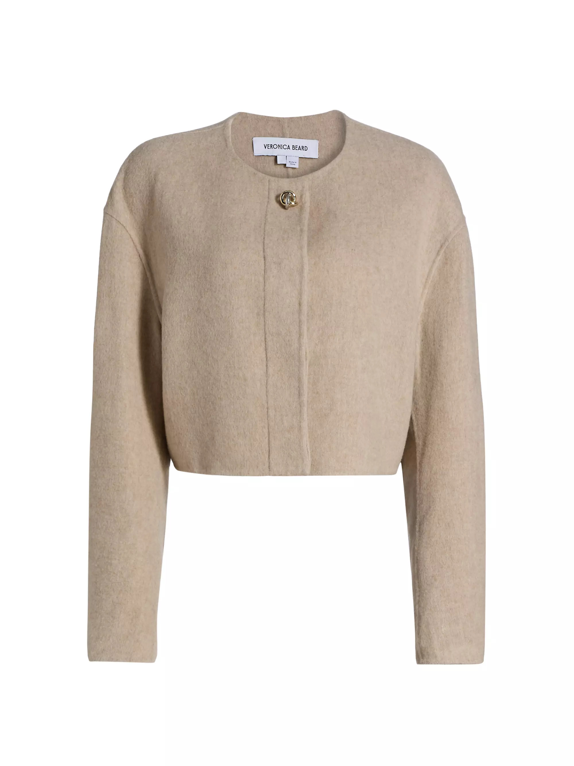 Philips Virgin Wool-Blend Crop Jacket | Saks Fifth Avenue