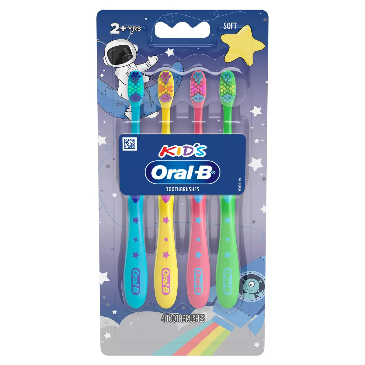 Oral-B Kids' Spaced Themed Manual Toothbrush - 4ct | Target
