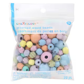 Pastel Assorted Wood Beads by Creatology™ | Michaels Stores