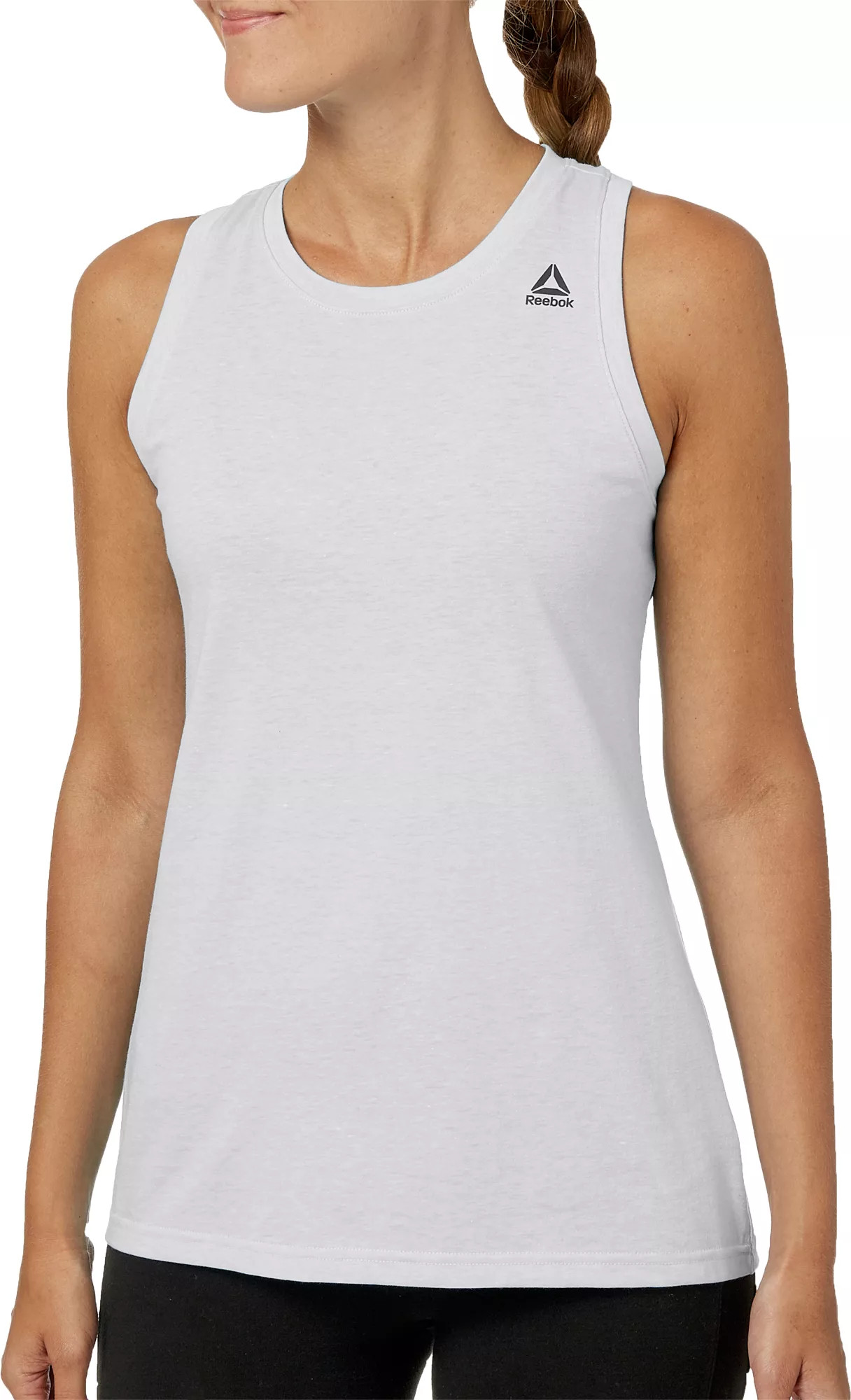 Reebok Women's Heather Jersey Tank Top, Size: XS, Gray | Dick's Sporting Goods