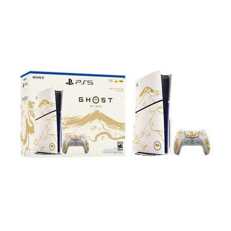PlayStation 5 Console - Ghost of Yotei Gold Limited Edition Bundle | Walmart (US)