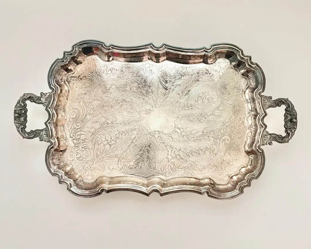 Vintage Lehman Brothers 204E 24" Silver Plated Footed Serving Tray Warmer No Cord - Etsy | Etsy (US)