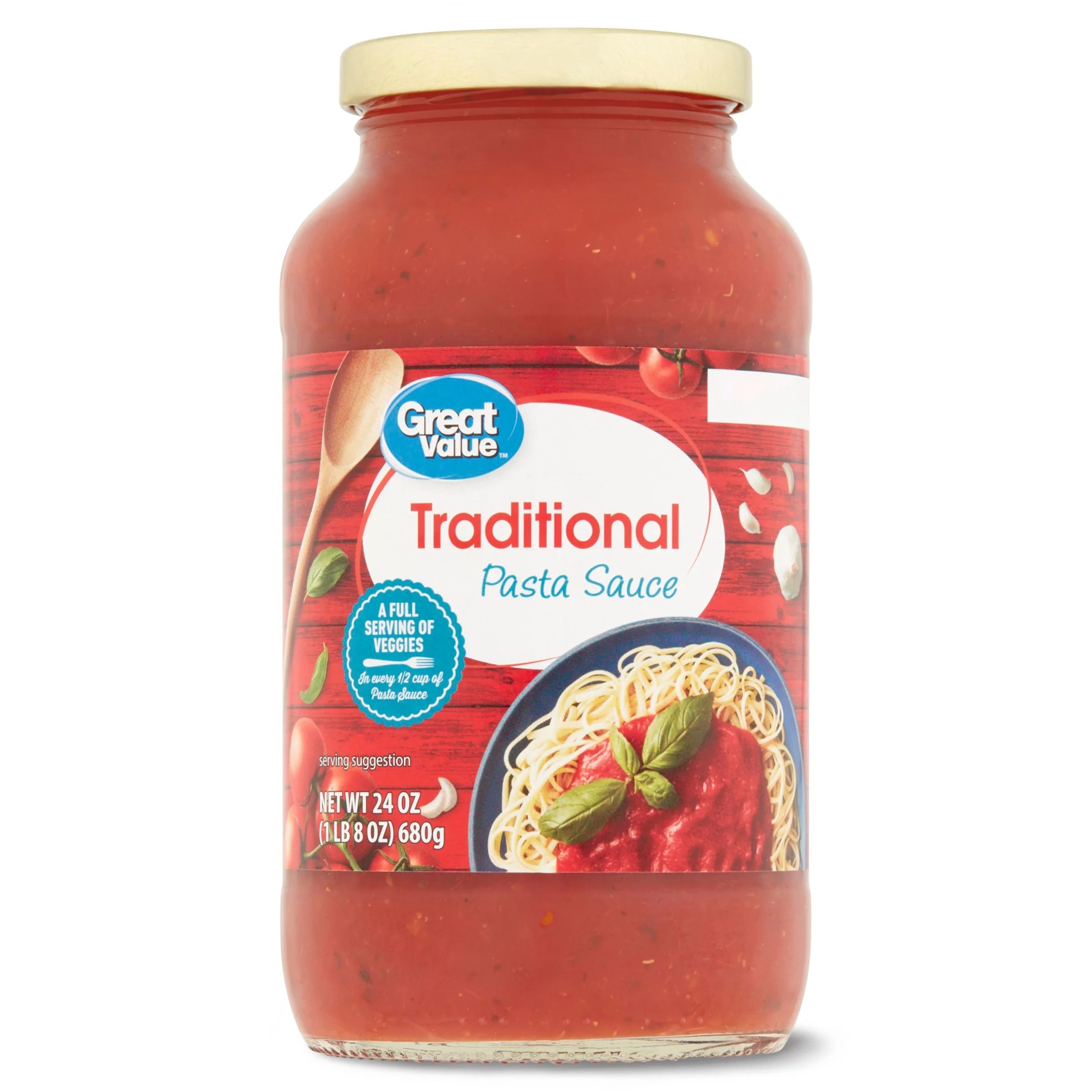 Great Value Traditional Pasta Sauce, 24 oz - Walmart.com | Walmart (US)