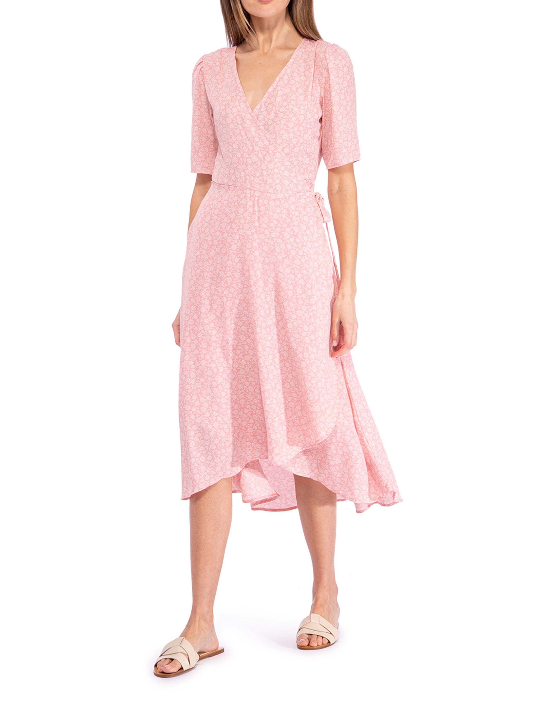 Lumi Floral Wrap Dress | Bobeau