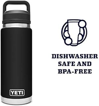 Amazon.com: YETI Rambler 26 oz Bottle, Vacuum Insulated, Stainless Steel with Chug Cap, Black : H... | Amazon (US)