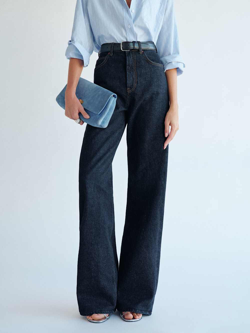 Cary High Rise Slouchy Wide Leg Jeans | Reformation (Global)
