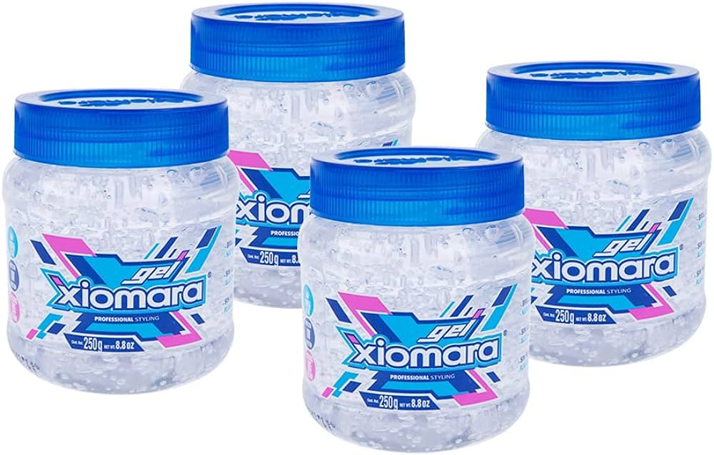 Xiomara Professional Hair Styling Gel with Aloe Vera Long-lasting Hold, 4 Pack of 8.80 Oz Each Ja... | Amazon (US)