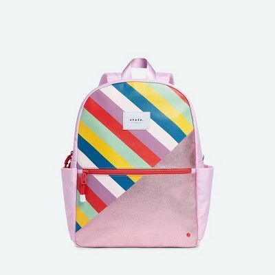 STATE Bags 15&#39;&#39; Kids&#39; Metallic Backpack - Stripe | Target