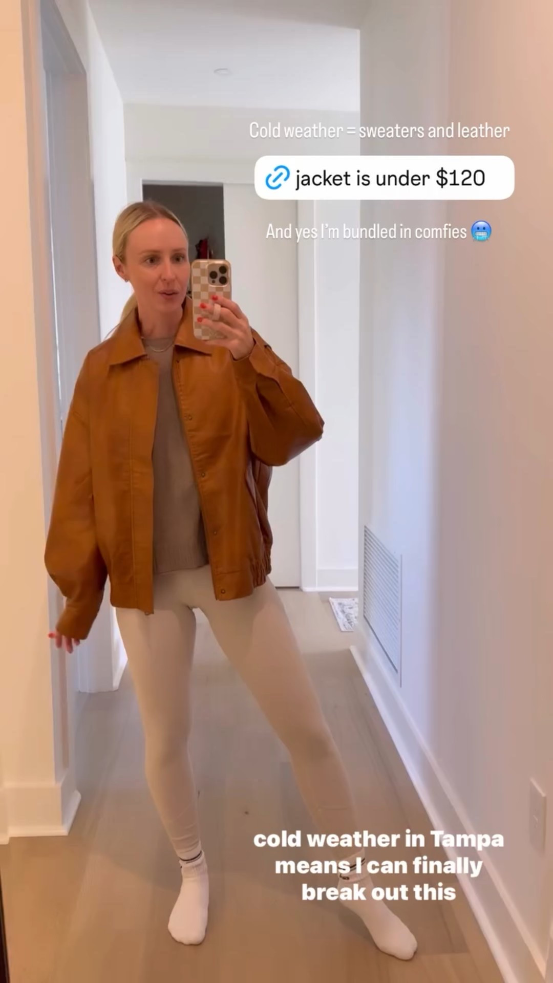 Cold weather = sweaters and leather  
My jacket is oversized and a great price point

#LTKgrwm #LTKStyleTip #LTKootd