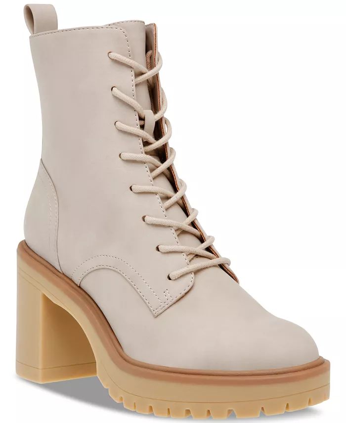 DV Dolce Vita Women's Jaycob Lace-Up Platform Lug Booties & Reviews - Booties - Shoes - Macy's | Macys (US)