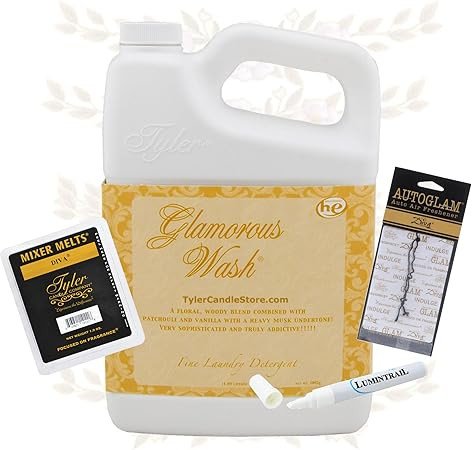 Tyler Candle Laundry Detergent Glamorous Wash, Diva 32 oz Bundle with Tyler Candle Mixer Melts, A... | Amazon (US)