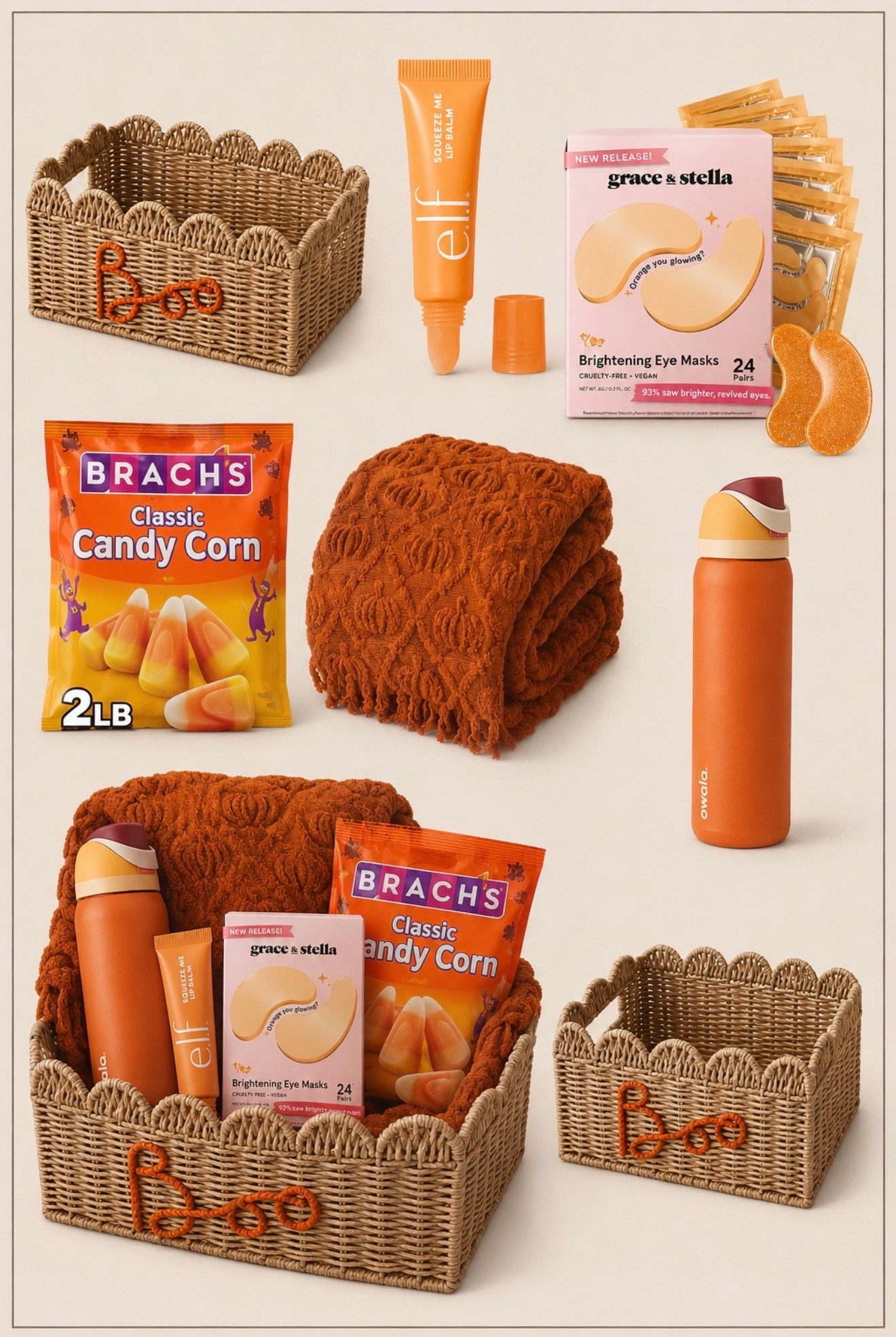 The cutest orange-themed Boo Basket 👻🧡

A Halloween gift basket she’ll actually want! I found the cutest orange-themed Amazon finds to create the perfect mix of cozy, practical + festive — including a pumpkin blanket, orange Owala, lip balm, eye masks & candy corn. 🎃

And the best part? Everything is under $30! Perfect for putting together a thoughtful Boo Basket without spending a ton. 🧡

#LTKU #LTKSeasonal #LTKselfcare