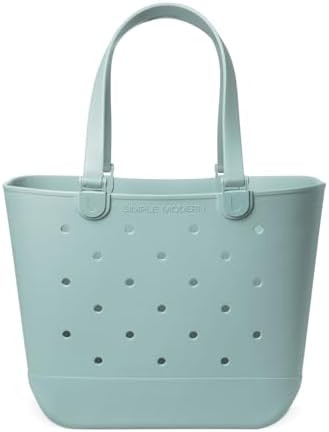 Simple Modern Extra-Large Beach Bag | Waterproof Getaway Rubber Tote with Zipper Pocket for Trave... | Amazon (US)