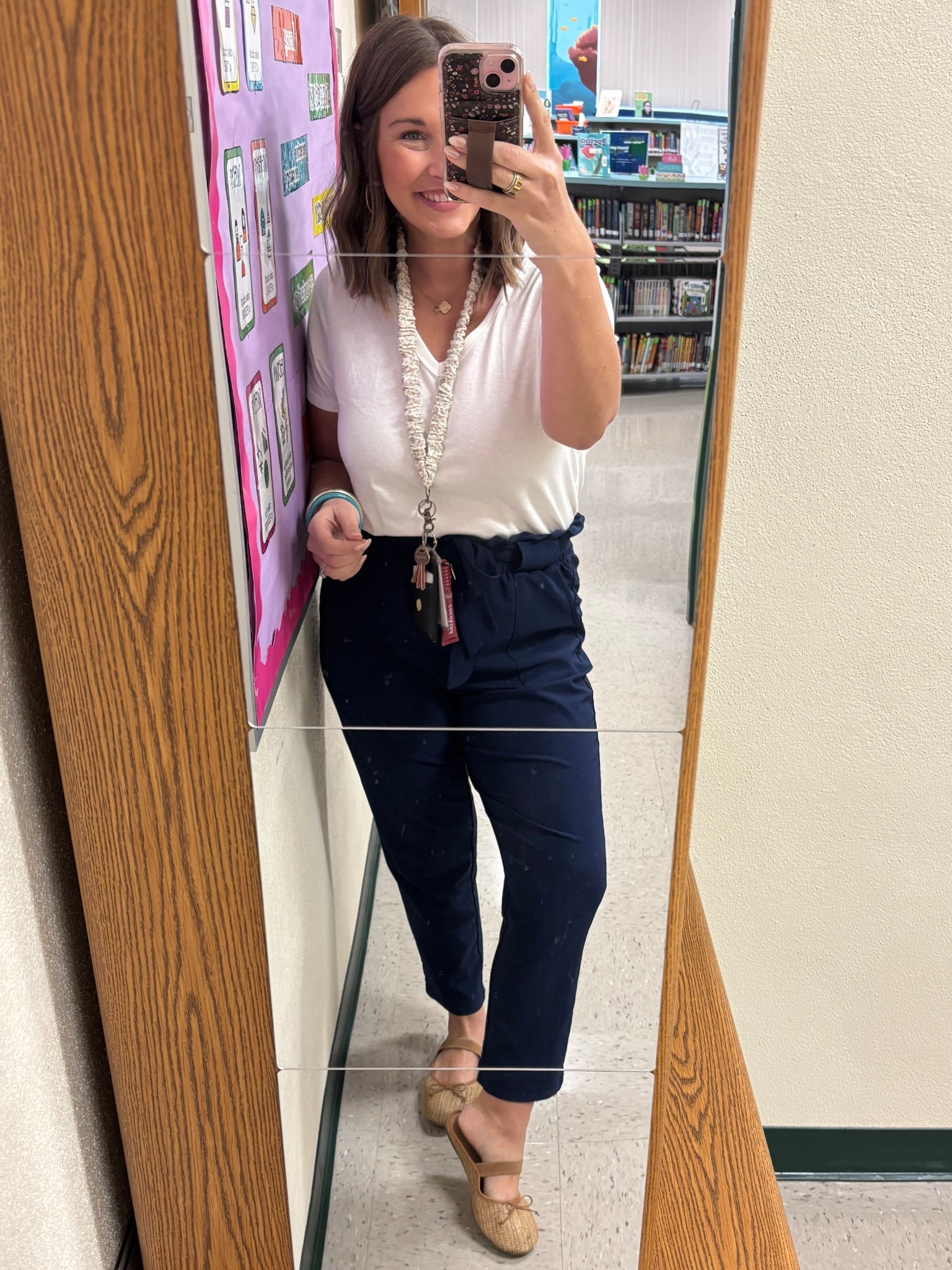Paper bag style pants that are super comfy, wash well & I’ve had for years! 👏🏼 Classic everyday wear white tee….a must! 

TTS- medium 

#LTKootd #LTKgrwm #LTKMidsize