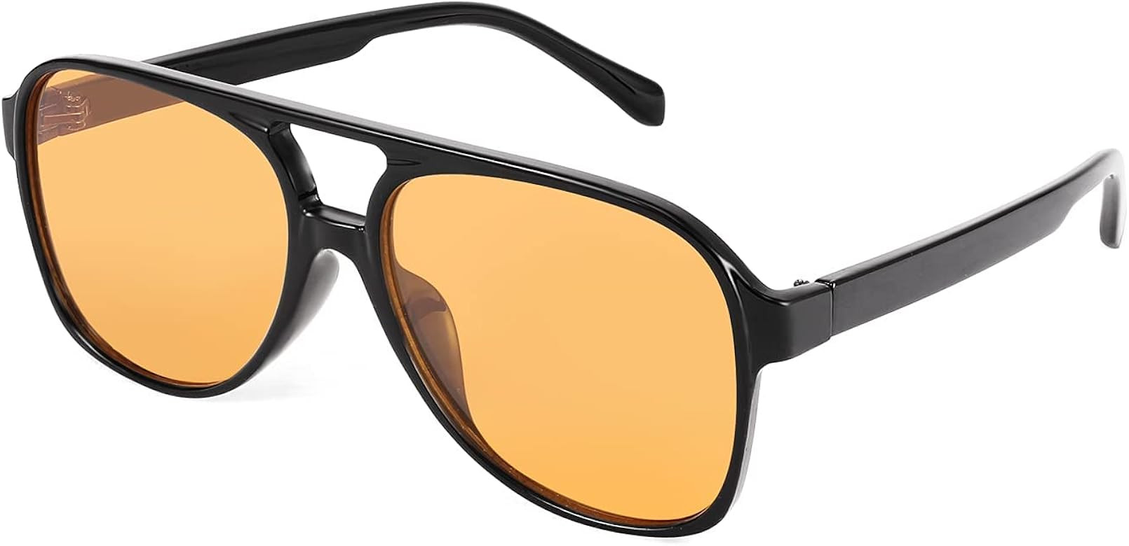 FEISEDY Vintage Retro 70s Plastic Aviator Sunglasses Women Men Classic Large Squared Frame B2751 | Amazon (US)