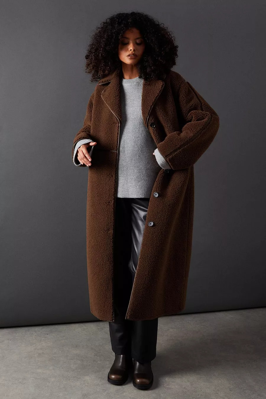 Contrast Bonded Coat | Nasty Gal US