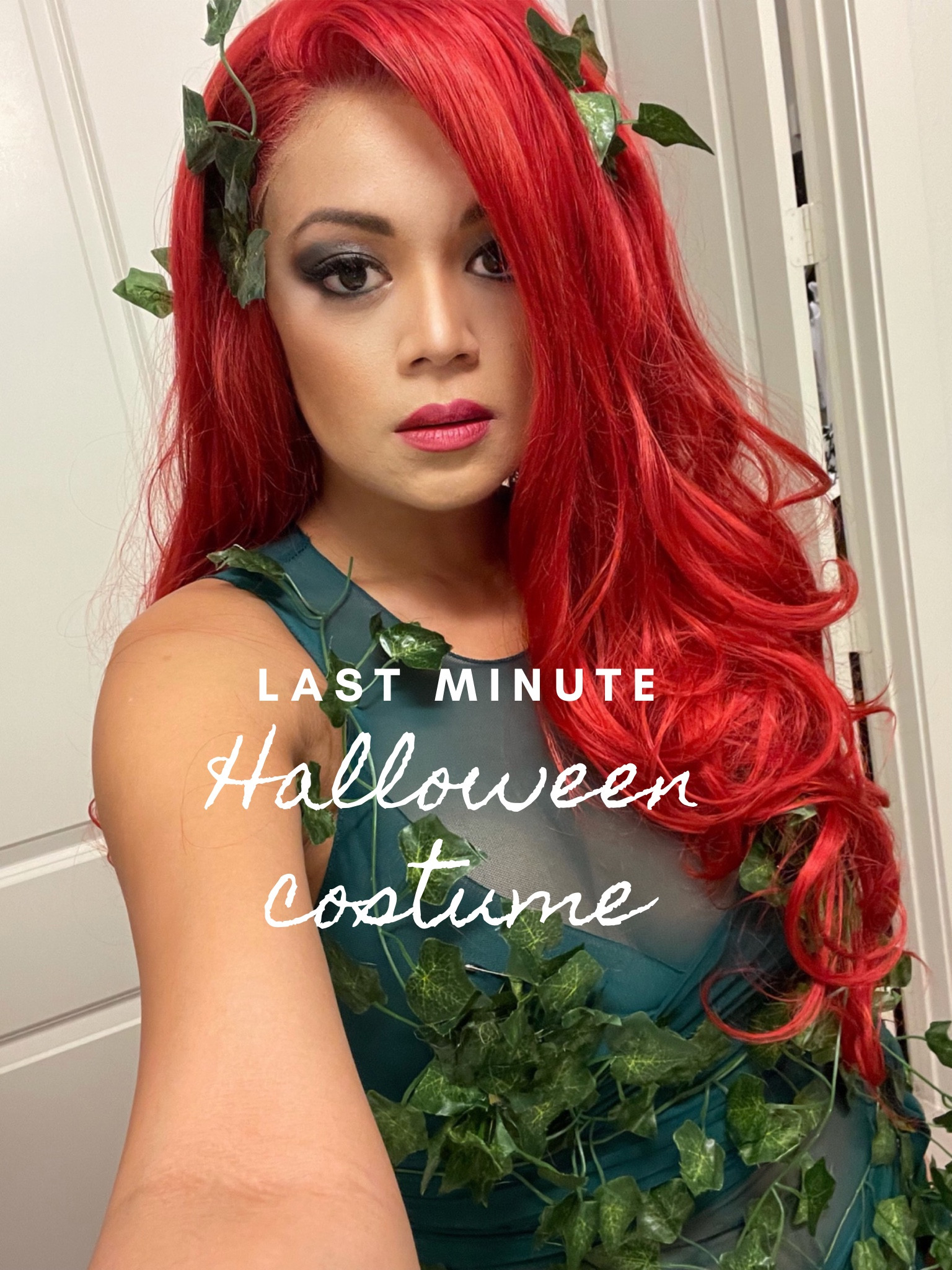 Last minute Halloween costume: poison ivy 

#LTKunder50 #LTKSeasonal #LTKHalloween