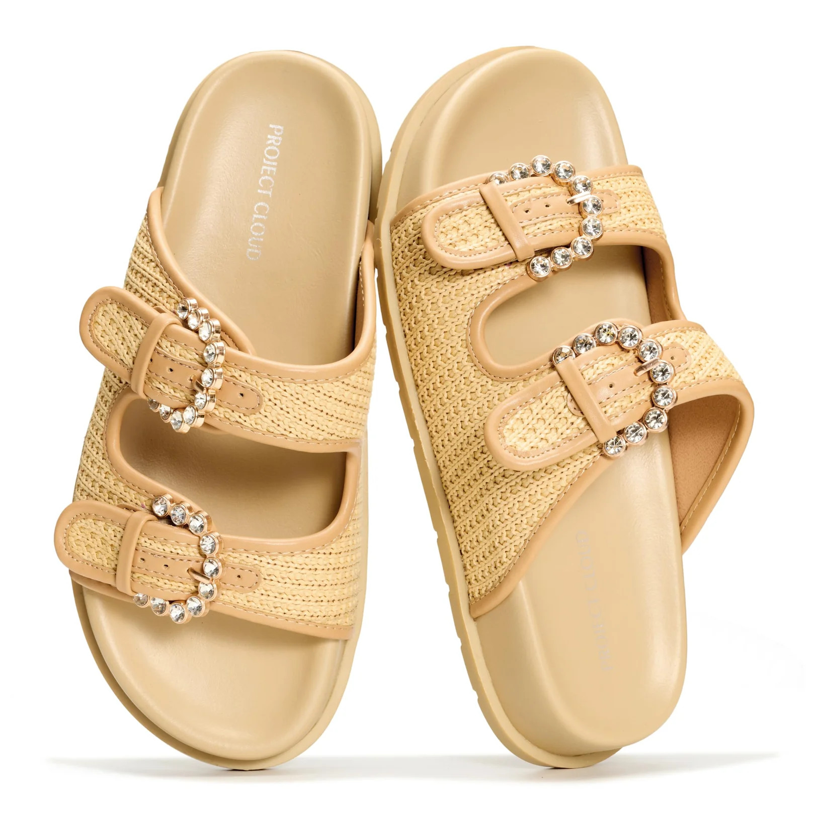 Genuine Leather Slides | Comfortable Sandals for women | Project Cloud